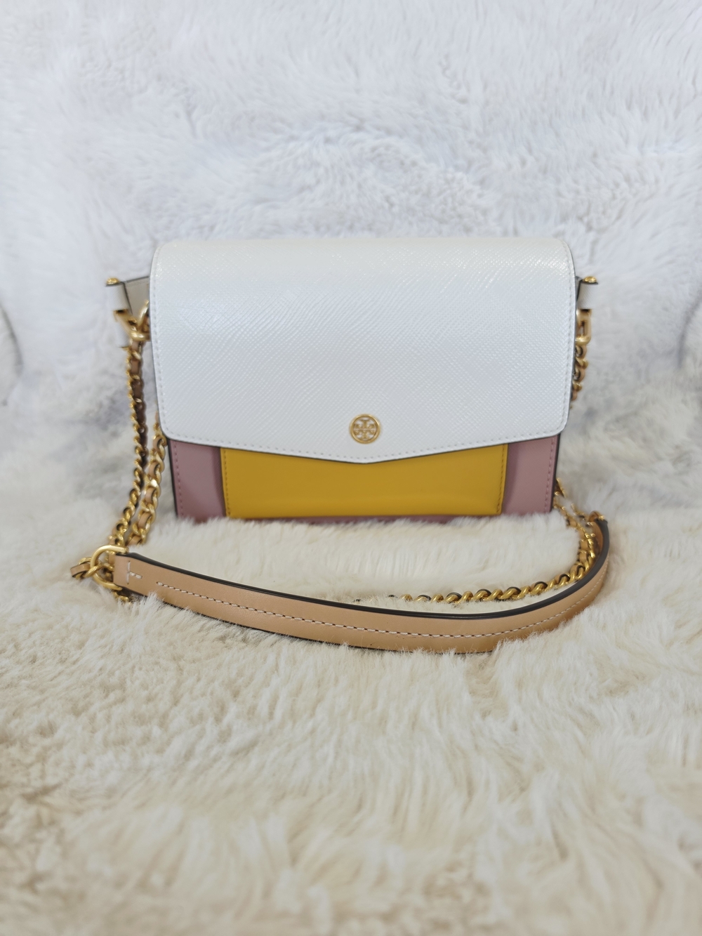 Tory Burch Robinson Color-Block Mini Shoulder Bag or Robinson Convertible Should